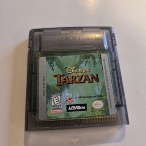 Disney's Tarzan Nintendo Gameboy Color GBC Authentic‎ Cart Only Works Japan